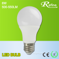 New products led bulb new arrival CE ROHS 2835smd e27 500lumen 6w-Refinelighting